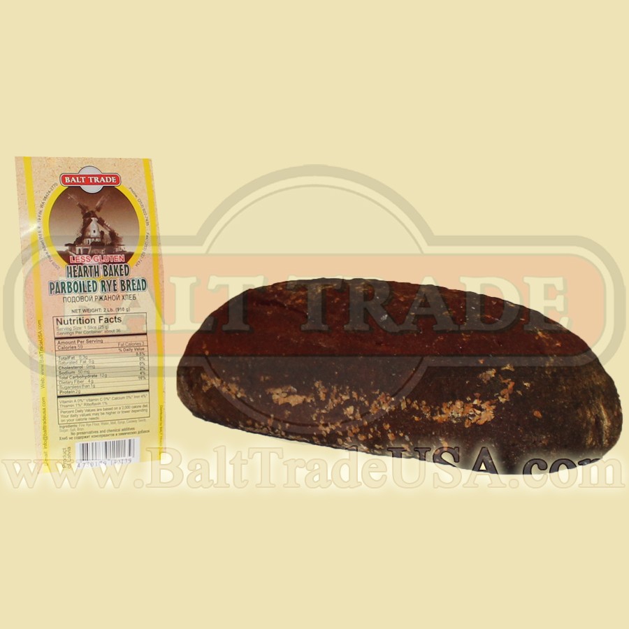 Hearth Baked Parboiled Rye Bread ( Ready To Eat )