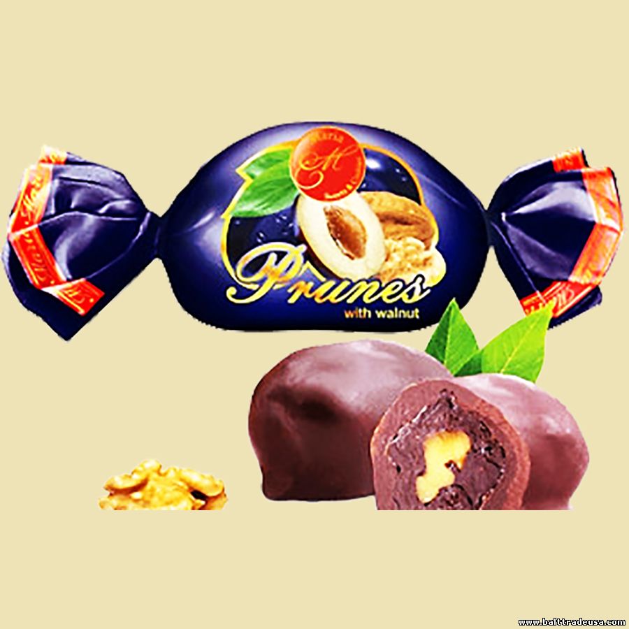 Chocolate Candies Prunes & Walnut